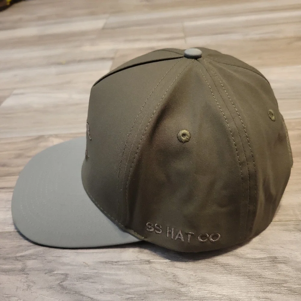 Southern String Hat Co Gray Snapback Duck Embroidery Adjustable Cap